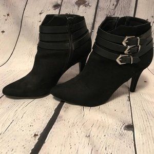 a.n.a. Faux Suede Ankle Boots